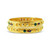 Peacock WIth Dome Design Gold Bangles - 22Kt Yellow Gold - 1 Pair