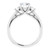 3 Stone Round Brilliant Cut Diamond Engagement Ring