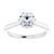 Solitaire Round Brilliant Cut Engagement Ring