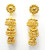 GOLD SUN EARRINGS WITH JHUMKI DANGLES - 22K YELLOW GOLD