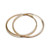 Gold Hoop Earrings - 18kt yellow gold