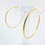 Gold Hoop Earrings - 18kt yellow gold