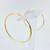 Gold Hoop Earrings - 18kt yellow gold