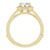 HALO-STYLE ROUND ENGAGEMENT RING - YELLOW GOLD