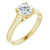 ROUND SOLITAIRE ENGAGEMENT RING - YELLOW GOLD-1707854006
