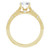 ROUND ACCENTED ENGAGEMENT RING - YELLOW GOLD