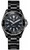 TAG Heuer Aquaracer 300M WAY1390.BH0716 black dial women’s watch front view, TAG Heuer Aquaracer unidirectional rotating bezel detail.