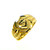 LASER CUT INFANT BABY BOY RING - 22K YELLOW GOLD-1707858196