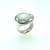 MONTBLANC SILVER MOTHER-OF-PEARL RING