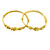 ADJUSTABLE PLAIN PIPE STYLE BABY GIRL BRACELETS FEATURING LASER CUT BEADS - 22K YELLOW GOLD - PAIR OF 2