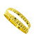 LADIES LASER CUT FLAT BANGLES FEATURING A EASY SLIP-ON - 22K YELLOW GOLD - PAIR OF 2