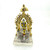 SILVER MATT ARCH SAI BABA FEATURING SINGASHAN - 24K YELLOW GOLD