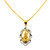 LORD SHIVA PENDANT FEATURING RHODIUM POLISH - 22K YELLOW GOLD