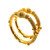 LADIES OPENABLE SCREW EXQUISITE PIPE KADA FEATURING FILIGREE WORK - 22K YELLOW GOLD 