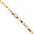 MENS TWO TONE LINK CHAIN - 22K GOLD