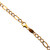MENS TWO TONE FIGARO CHAIN - 22K GOLD