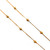 LADIES BOX CHAIN WITH BALL DESIGN - 22K YELLOW GOLD  -1707871706