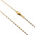 LADIES TWO TONE DAMRU CHAIN - 22K GOLD 