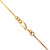 LADIES FOOTBALL DESIGN NECKLACE FEATURING BOX CHAIN - 22K YELLOW GOLD