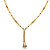 FANCY MANGALSUTRA FEATUIRNG CHHOTI DESIGN AND ONYX BEADS - 22K YELLOW GOLD