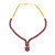 RUBY NECKLACE SET - 22K YELLOW GOLD 
