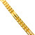 MENS CARTIER DESIGN BRACELET FEATUIRNG BRUSH FINISHING - 22K YELLOW GOLD 