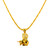 LORD KRISHNA PENDANT FEATURING MEENAKARI - 22K YELLOW GOLD 