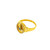 MENS BALAJI OVAL SHAPED RING FEATURING MEENAKARI - 22K YELLOW GOLD -1707878772