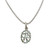 OM PENDANT - WHITE GOLD 