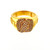 C.Z STONE GOLD RING - 22K YELLOW GOLD-1707883160