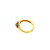 EMERALD AND RUBY STONE RING - 22K YELLOW GOLD