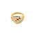 NET DESIGN RING WITH LASER CUT - 22K YELLOW GOLD-1707885564