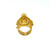 FANCY RING FEATURING DANGLING BELLS AND FILIGREE WORK - 22K YELLOW GOLD