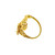 FANCY DESIGN RING FEATURING FILIGREE WORK - 22K YELLOW GOLD