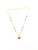 MANGALSUTRA WITH ONYX BEADS - 22K YELLOW GOLD -1707893763