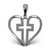 DUCHESNE PENDANT - LARGE PLAIN WHITE GOLD