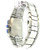 Side profile of Movado men’s watch ref. 0606392 highlighting slim stainless steel case and signature crown detail