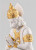 Hanuman Sculpture. Golden Luster