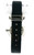 Rado Coupole ladies watch black leather strap full length view