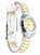 Rado DiaStar Original diamonds gold dial two tone bracelet 27mm luxury women watch angled view