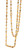 22K Yellow Gold Faceted Geometric Bead Necklace – 24 Inch, 24.2 Grams