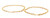 Full view of a pair of 22K yellow gold baby bracelets featuring repeating textured round beads, delicate connecting links, and secure hook-style clasps.