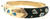 Angled Front View: Angled view of a 14K yellow gold opal and diamond bangle showcasing geometric blue-green opal inlays, black enamel detailing, and sparkling diamond accents.