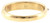 Back View: Back view of the 14K yellow gold opal and enamel bangle showing the smooth polished gold exterior, substantial hinged construction, and interior hallmark.