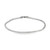 Round lab grown diamond tennis bracelet, 0.97 ct total, D VS1-VS2, 14K white gold, front view, Karat 22