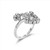 18kt white gold Fancy diamond ring