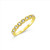 Bezzles set diamond ring set in 18kt yellow gold