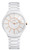 Rado True Thinline R27957702 white ceramic men’s watch front view, Rado True Thinline high tech white ceramic bracelet detail