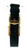 Movado La Nouvelle black leather strap gold tone case ladies Swiss watch