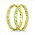Floral Design Diamond Bangle - 18kt yellow gold - 1 Pair